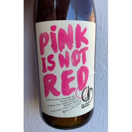 La Cave Apicole Vin de France rosé Pink is not Red 2020