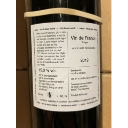 Nénu Vin de France rouge La Cuvée de Claude 2019