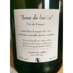 Domaine Mouressipe & Joé Chandellier Vin de France blanc pet nat Jeux de Bulles 2020