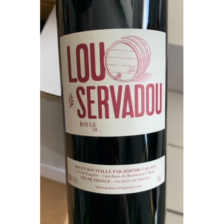 Jérôme Galaup Vin de France rouge Lou Servadou 2018