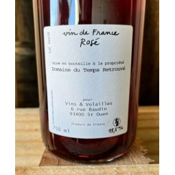 Vins & Volailles Vin de France rosé Tu dessers ta Cause 18