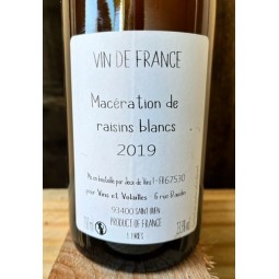 Vins & Volailles Vin de France blanc Riesling Male tears 2019