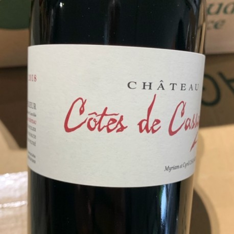 Château Côtes de Cassagne Bordeaux Supérieur 2019