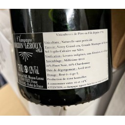 Mouzon-Leroux Champagne Brut zéro Grand Cru La Blanche Voie 2013