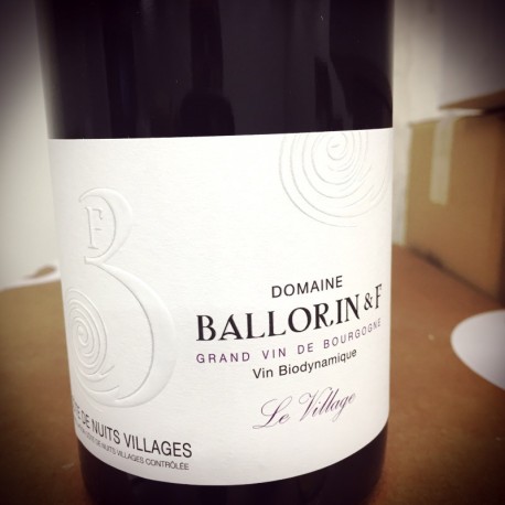 Domaine Ballorin & F Côtes de Nuits-Villages Le Village 2014 Domaine Ballorin & F Côtes de Nuits-Villages Le Village 2014