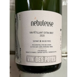 Vin des Potes & Sextant Vin de France blanc pet nat Nébuleuse 2020