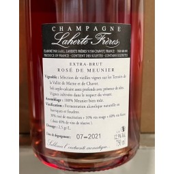 Laherte Frères Champagne rosé Rosé de Meunier Extra Brut (deg. 2021)