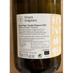 Vinyes Singulars Vi de Taula blanc Doble Plaer 2020