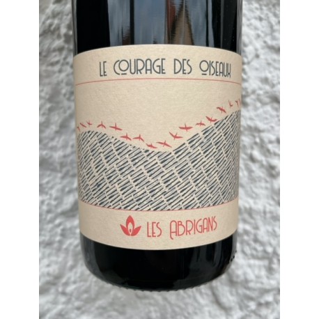 Les Abrigans Vin de France rouge Le Courage des Oiseaux 2019