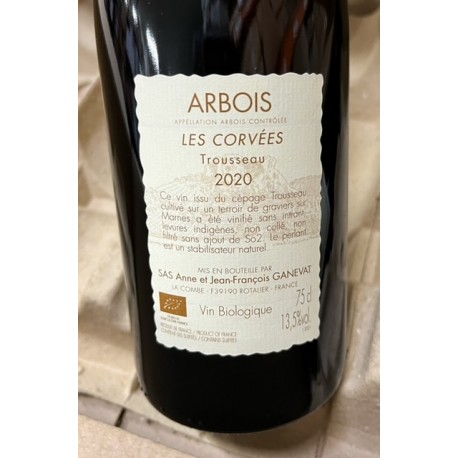 Anne & Jean-François Ganevat Côtes du Jura Trousseau les Corvées 2020 Anne & Jean-François Ganevat Côtes du Jura Trousseau les Corvées 2020