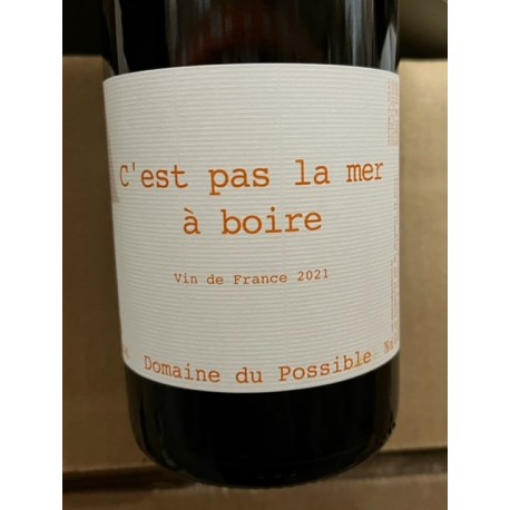 Domaine du Possible Vin de France rouge C'est Pas La Mer A Boire 2021