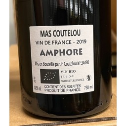 Jean-François Coutelou Vin de France rouge Amphore 2019