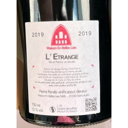 Maison En Belles Lies Vin de France rouge L'Etrange 2019
