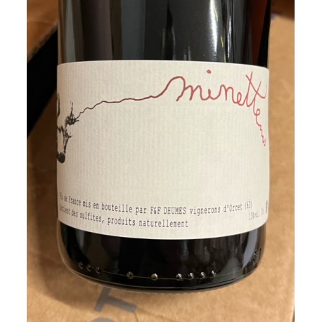 François Dhumes Vin de France rouge Minette 2022 François Dhumes Vin de France rouge Minette 2022