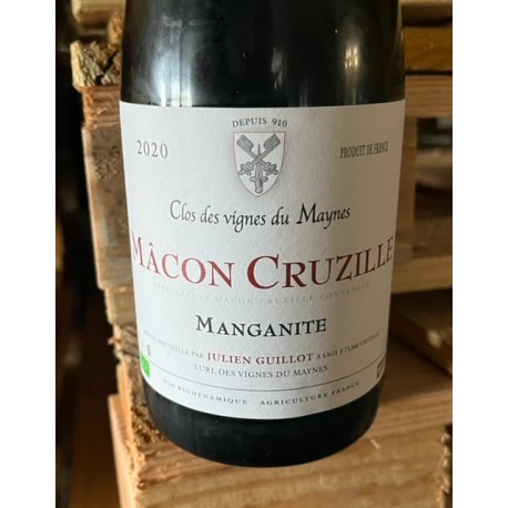 Les Vignes du Maynes Mâcon-Cruzille rouge Manganite 2020