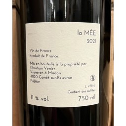 Christian Venier Vin de France rouge La Mée 2021
