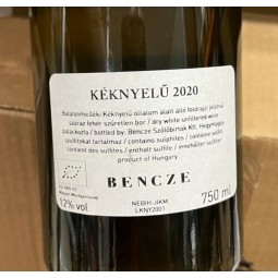 István Bencze Vin blanc de Hongrie Kéknyelű 2020