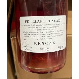 István Bencze Vin de Hongrie rosé pet nat Pétillant Rosé 2021