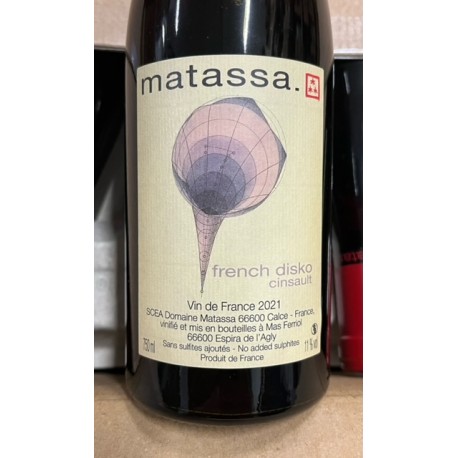 Domaine Matassa Vin de France rouge French Disko 2021