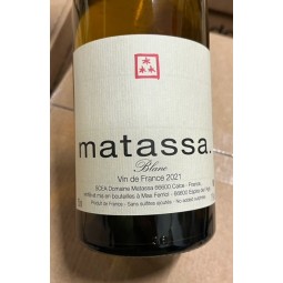 Domaine Matassa Vin de France blanc Blanc 2021
