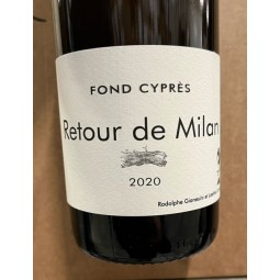 Fond Cyprès Vin de France blanc Retour de Milan 2019
