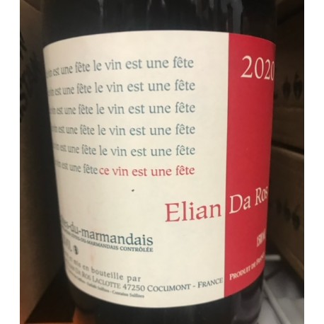Elian Da Ros Côtes du Marmandais Le Vin Est Une Fête 2020