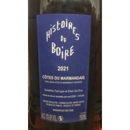 Sandrine Farrugia & Elian Da Ros Côtes du Marmandais Histoires de Boire 2021 magnum