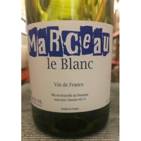 Jean-Louis Tribouley Vin de France blanc Marceau 2021