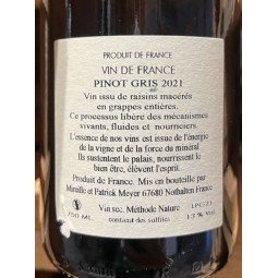 Domaine Julien Meyer Vin de France blanc Pinot Gris Macération 2021