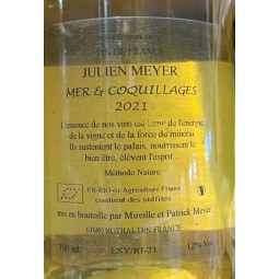 Domaine Julien Meyer Vin de France blanc Mer & Coquillages 2021