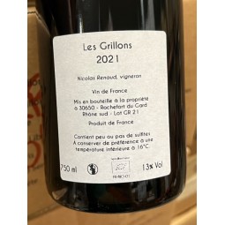 Le Clos des Grillons Vin de France rouge Grillons Rouge 2021