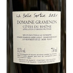Domaine Gramenon Côtes du Rhône La Belle Sortie 2021