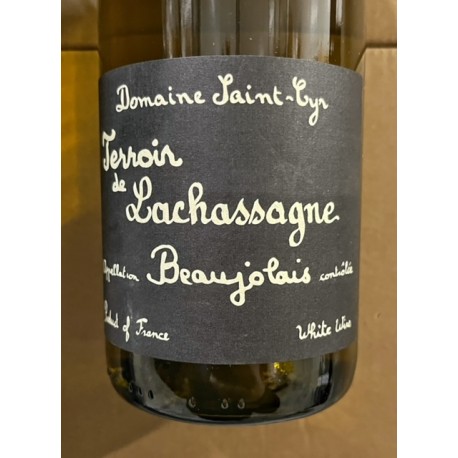 Domaine Saint Cyr Beaujolais blanc Terroir de Lachassagne 2020