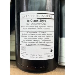 La Roche Buissière Côtes du Rhône Le Claux 2019