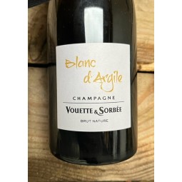 Domaine Vouette & Sorbée Champagne Brut Nature Blanc de Blancs Blanc d'Argile (R. 19 D. 02/03/22)