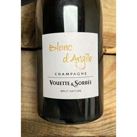 Domaine Vouette & Sorbée Champagne Brut Nature Blanc de Blancs Blanc d'Argile (R. 19 D. 02/11/22)