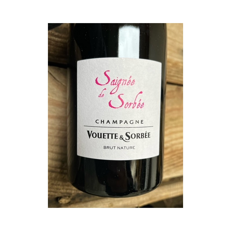 Domaine Vouette & Sorbée Champagne Brut Nature rosé Saignée