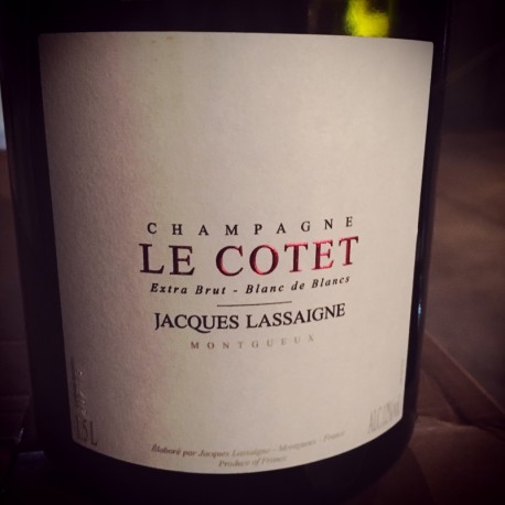 Jacques Lassaigne Champagne Extra Brut Blanc de Blancs Le Cotet