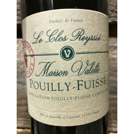 Maison Valette Pouilly-Fuissé Clos Reyssié NM (14-15-16-17-18)