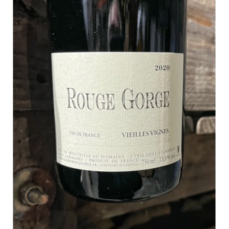 Rouge Gorge Vin de Pays des Côtes Catalanes Vieilles Vignes 2020