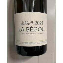 Maxime Magnon Corbières blanc La Bégou 2021