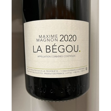 Maxime Magnon Corbières blanc La Bégou 2020 magnum