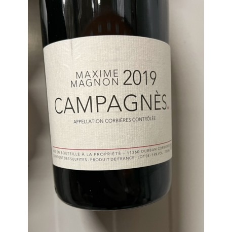 Maxime Magnon Corbières Campagnès 2019