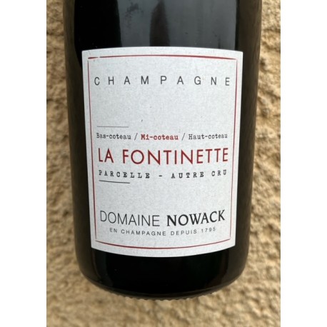 Flavien Nowack Champagne Extra brut La Fontinette 2018