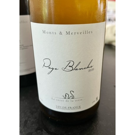 Domaine Monts et Merveilles Vin de France blanc Page Blanche 2020