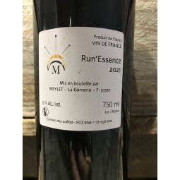 Chateau Meylet Vin de France rouge Run'Essence 2021