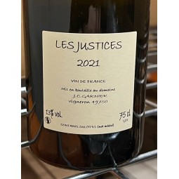 Jean-Christophe Garnier Vin de France blanc Les Justices 2021