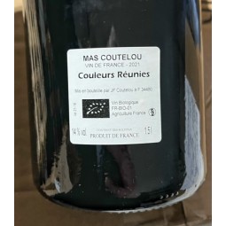 Jean-François Coutelou Vin de France rouge Couleurs Réunies 2021 magnum