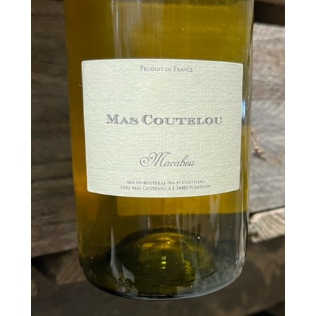 Jean-François Coutelou Vin de France blanc Macabeu Oeuf 2021