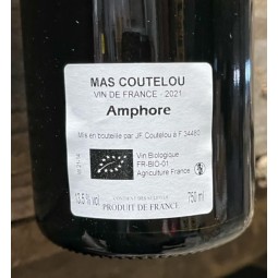 Jean-François Coutelou Vin de France rouge Amphore 2020